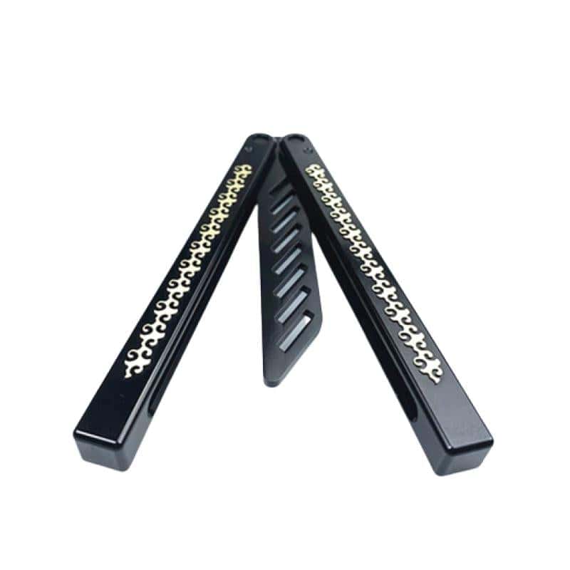 Butterfly Kniv Balisong Svart Squad