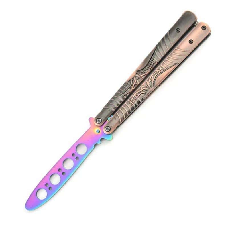 Butterfly Kniv Balisong Ritning