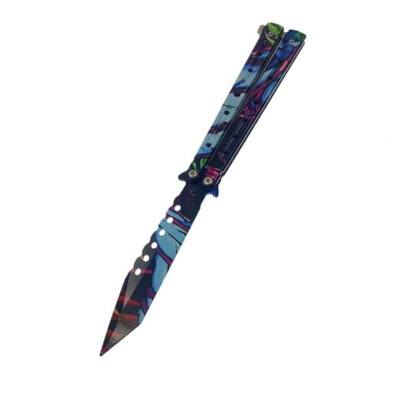 Butterfly Kniv Balisong Räv Militär