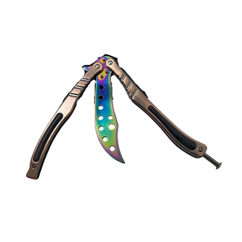 Butterfly Kniv Balisong Skarpt Blad