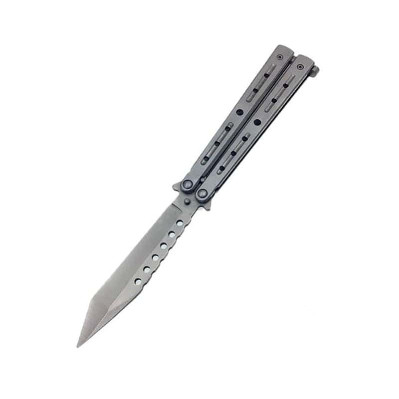 Butterfly Kniv Balisong Skärande Metall